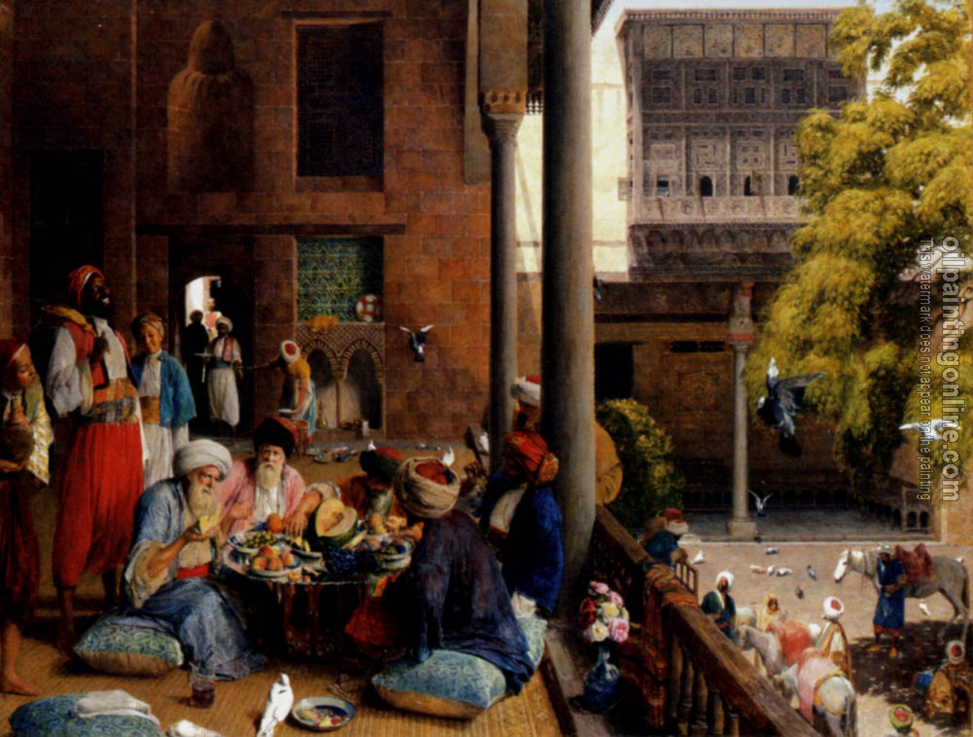 Lewis, John Frederick - The midday meal, Cairo